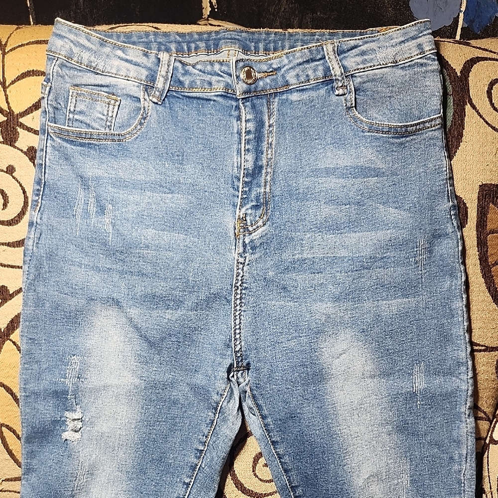 SHEIN Women's Denim Relaxed Jeans
